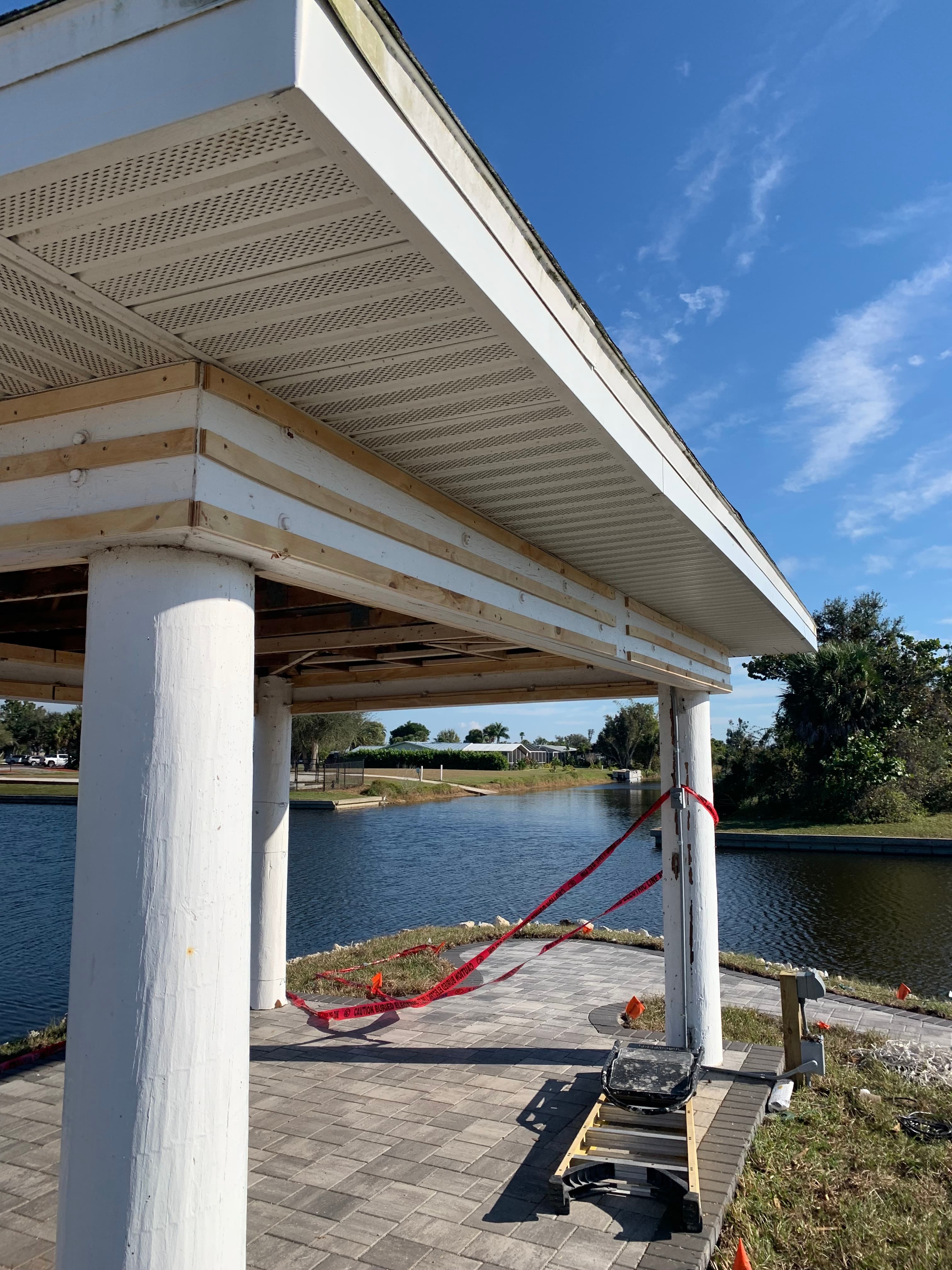 Patio Soffit Installation